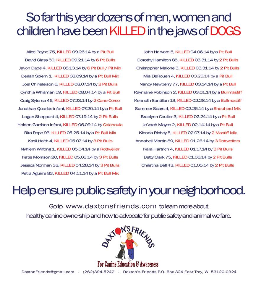 Victims of Canine Attack Organize Week of Awareness and Remembrance